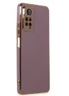 Newface Xiaomi Redmi Note 11 Pro Kılıf Volet Silikon - Mor