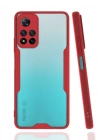Newface Xiaomi Redmi Note 11 Pro Plus 5G Kılıf Platin Silikon - Kırmızı