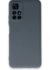 Newface Xiaomi Redmi Note 11T Kılıf Nano içi Kadife Silikon - Gri