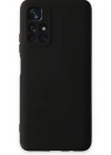 Newface Xiaomi Redmi Note 11T Kılıf Nano içi Kadife Silikon - Siyah