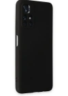 Newface Xiaomi Redmi Note 11T Kılıf Nano içi Kadife Silikon - Siyah