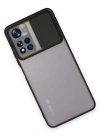 Newface Xiaomi Redmi Note 11T Kılıf Palm Buzlu Kamera Sürgülü Silikon - Siyah