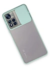 Newface Xiaomi Redmi Note 11T Kılıf Palm Buzlu Kamera Sürgülü Silikon - Turkuaz