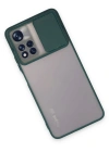 Newface Xiaomi Redmi Note 11T Kılıf Palm Buzlu Kamera Sürgülü Silikon - Yeşil