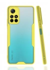 Newface Xiaomi Redmi Note 11T Kılıf Platin Silikon - Sarı
