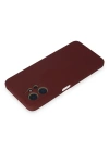 Newface Xiaomi Redmi Note 12 4G Kılıf Nano içi Kadife Silikon - Bordo