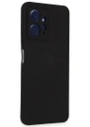 Newface Xiaomi Redmi Note 12 4G Kılıf Nano içi Kadife Silikon - Siyah