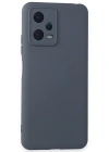 Newface Xiaomi Redmi Note 12 5G Kılıf Nano içi Kadife Silikon - Gri