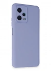 Newface Xiaomi Redmi Note 12 5G Kılıf Nano içi Kadife Silikon - Lila