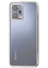 Newface Xiaomi Redmi Note 12 5G Kılıf Razer Lensli Silikon - Gümüş