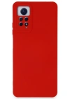 Newface Xiaomi Redmi Note 12 Pro 4G Kılıf Nano içi Kadife Silikon - Kırmızı