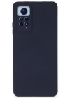 Newface Xiaomi Redmi Note 12 Pro 4G Kılıf Nano içi Kadife Silikon - Lacivert