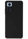 Newface Xiaomi Redmi Note 12 Pro 4G Kılıf Nano içi Kadife Silikon - Siyah