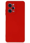 Newface Xiaomi Redmi Note 12 Pro 5G Kılıf Nano içi Kadife Silikon - Kırmızı