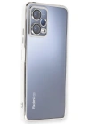 Newface Xiaomi Redmi Note 12 Pro 5G Kılıf Razer Lensli Silikon - Gümüş