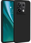 Newface Xiaomi Redmi Note 13 4G Kılıf First Silikon - Siyah
