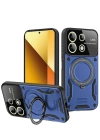 Newface Xiaomi Redmi Note 13 4G Kılıf Joy Lens Standlı Kapak - Lacivert