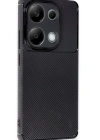 Newface Xiaomi Redmi Note 13 Pro 4G Kılıf Auto Focus Karbon Kapak - Siyah