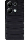 Newface Xiaomi Redmi Note 13 Pro 4G Kılıf Bibercas Silikon Kapak - Siyah
