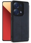 Newface Xiaomi Redmi Note 13 Pro 4G Kılıf Flip Cover - Lacivert