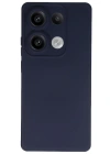Newface Xiaomi Redmi Note 13 Pro 4G Kılıf Nano içi Kadife Silikon - Lacivert