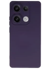 Newface Xiaomi Redmi Note 13 Pro 4G Kılıf Nano içi Kadife Silikon - Mor