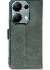 Newface Xiaomi Redmi Note 13 Pro 4G Kılıf Trend S Plus Kapaklı Kılıf - Yeşil
