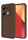 Newface Xiaomi Redmi Note 13 Pro 4G Kılıf Viera Silikon - Kahverengi