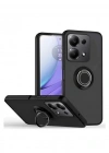 Newface Xiaomi Redmi Note 13 Pro 4G Montreal Yüzüklü Silikon Kapak - Siyah