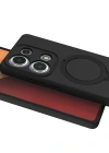 Newface Xiaomi Redmi Note 13 Pro 4G Regal Magsafe Standlı Kapak - Siyah