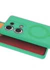 Newface Xiaomi Redmi Note 13 Pro 4G Regal Magsafe Standlı Kapak - Yeşil