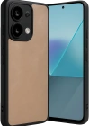 Newface Xiaomi Redmi Note 13 Pro 5G Kılıf Aras Deri Kapak - Pudra