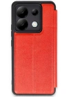 Newface Xiaomi Redmi Note 13 Pro 5G Kılıf Flip Cover - Kırmızı