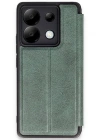 Newface Xiaomi Redmi Note 13 Pro 5G Kılıf Flip Cover - Koyu Yeşil