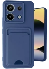 Newface Xiaomi Redmi Note 13 Pro 5G Kılıf Kelvin Kartvizitli Silikon - Lacivert