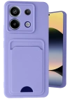 Newface Xiaomi Redmi Note 13 Pro 5G Kılıf Kelvin Kartvizitli Silikon - Lila