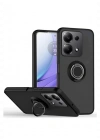 Newface Xiaomi Redmi Note 13 Pro 5G Kılıf Montreal Yüzüklü Silikon Kapak - Siyah