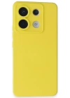 Newface Xiaomi Redmi Note 13 Pro 5G Kılıf Nano içi Kadife Silikon - Sarı