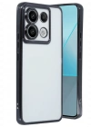 Newface Xiaomi Redmi Note 13 Pro 5G Kılıf Razer Lensli Silikon - Siyah
