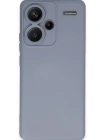 Newface Xiaomi Redmi Note 13 Pro Plus Kılıf Nano içi Kadife Silikon - Gri