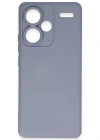 Newface Xiaomi Redmi Note 13 Pro Plus Kılıf Nano içi Kadife Silikon - Gri