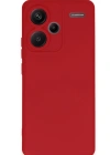 Newface Xiaomi Redmi Note 13 Pro Plus Kılıf Nano içi Kadife Silikon - Kırmızı