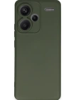Newface Xiaomi Redmi Note 13 Pro Plus Kılıf Nano içi Kadife Silikon - Koyu Yeşil