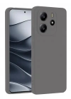 Newface Xiaomi Redmi Note 14 4G Kılıf First Silikon - Gri