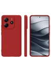 Newface Xiaomi Redmi Note 14 4G Kılıf First Silikon - Kırmızı