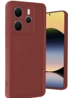 Newface Xiaomi Redmi Note 14 4G Kılıf Viera Silikon - Bordo