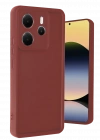 Newface Xiaomi Redmi Note 14 4G Kılıf Viera Silikon - Bordo
