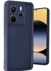 Newface Xiaomi Redmi Note 14 4G Kılıf Viera Silikon - Lacivert