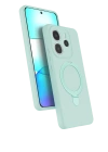 Newface Xiaomi Redmi Note 14 4G Regal Magsafe Standlı Kapak - Su Yeşili