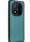 Newface Xiaomi Redmi Note 14 Pro 4G Kılıf Aras Deri Kapak - Açık Yeşil